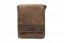 Pánská kožená taška přes rameno Scorteus na iPad SM 1137 hnědá - melír 2