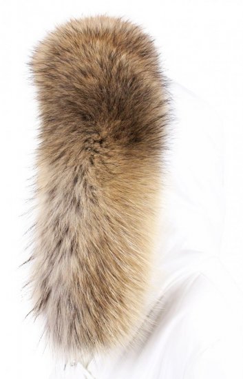 Fur trim on the hood - raccoon collar LM 10/12 (80 cm) 2