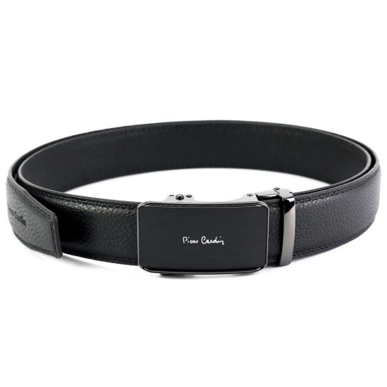 Pánský kožený opasek Pierre Cardin 2651 HY09 černý  2