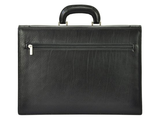 Kožená aktovka Pierre Cardin 21205 RM02 černá 6