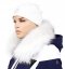 Kožušinový lem na kapucňu - golier líška bluefrost white LB 21/5 (69 cm)