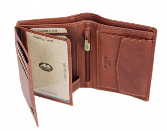 Pánská kožená peněženka El Forrest 2859-29 RFID hnědá