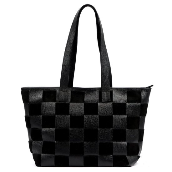 Dámská kožená kabelka FIONA černá 3