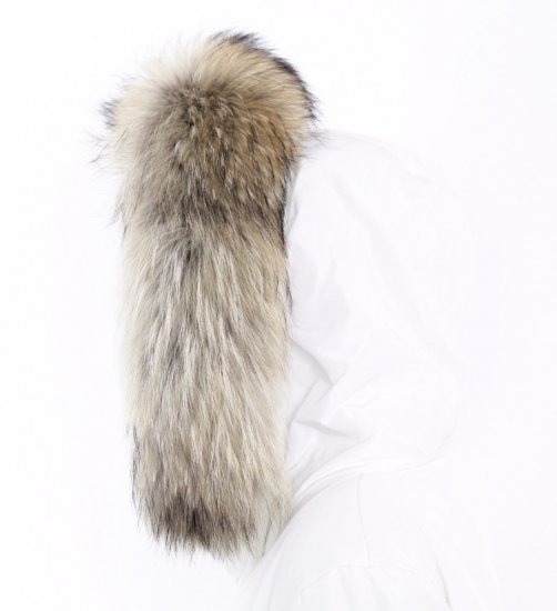 Kožušinový lem na kapucňu - golier medvedíkovec 100/8 (72 cm)