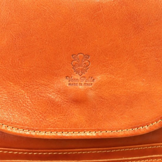 Kožený batoh Jordan camel - logo výrobce