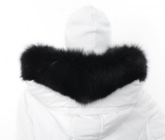Fur trim on the hood - fox collar L 12/4 (72 cm) 1