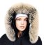 Kožešinový lem na kapuci - límec liška snowtop černo - béžová L 18/35 (65 cm) 3