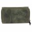 Dámska kožená peňaženka LG - 22163 zelená - pohľad zozadu