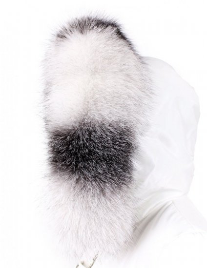 Fur trim on the hood - fox collar bluefrost white LB 21/1 (65 cm) 3