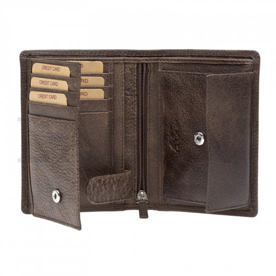 Pánská kožená peněženka RFID 290752 brown 1