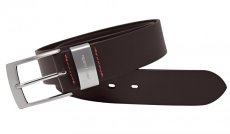 Pánský kožený opasek Pierre Cardin 21070007 hnědý