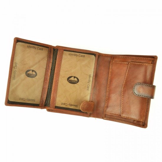 Pánská kožená peněženka El Forrest 2988-29 RFID hnědá 4