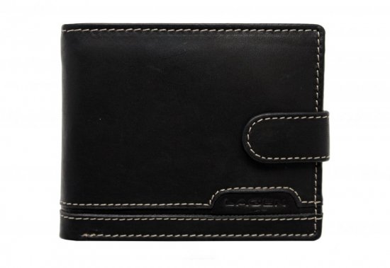 Pánska kožená peňaženka 22004 Black
