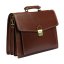 Kožená aktovka Pepe hnědá II 2