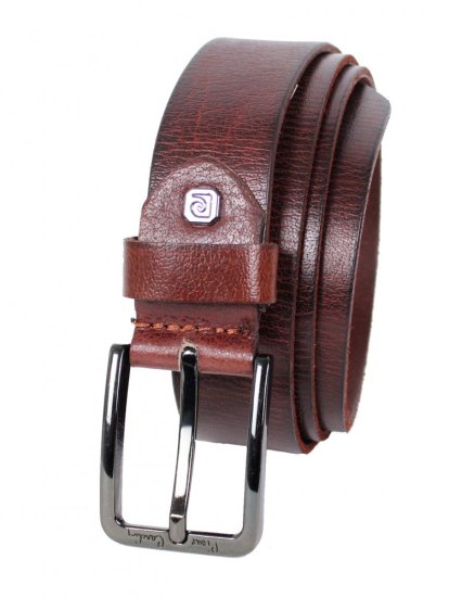 Pánský kožený opasek Pierre Cardin 25077 KAM02 koňak