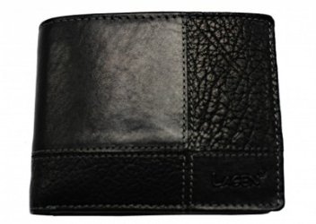 Pánska kožená peňaženka 22108/T čierna