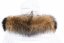 Fur trim on the hood - raccoon collar beige M 01/24 (65 cm) 3