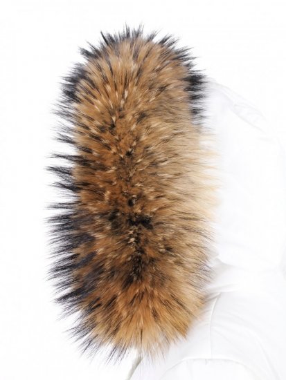 Kožešinový lem na kapuci - límec mývalovec snowtop M 35/42 (70 cm) 1