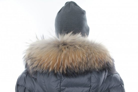 Kožušinový lem na kapucňu - golier medvedíkovec M 169 UNI (65 cm)