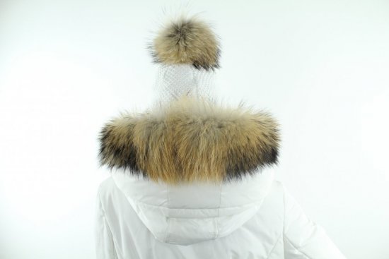 Kožušinový lem na kapucňu - golier medvedíkovec 44/2 (60 cm)