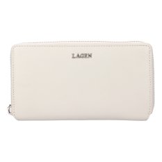 Dámska kožená peňaženka LG - 27654 sivobiela