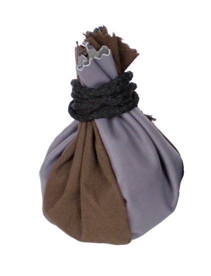 Kožený měšec na mince M 07 - šedo - hnědý