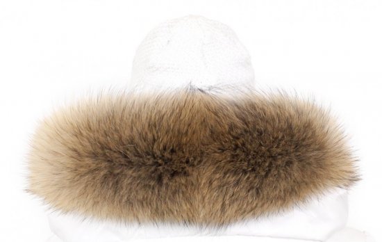 Kožušinový lem na kapucňu - golier medvedíkovec M 01/36 (65 cm) 3