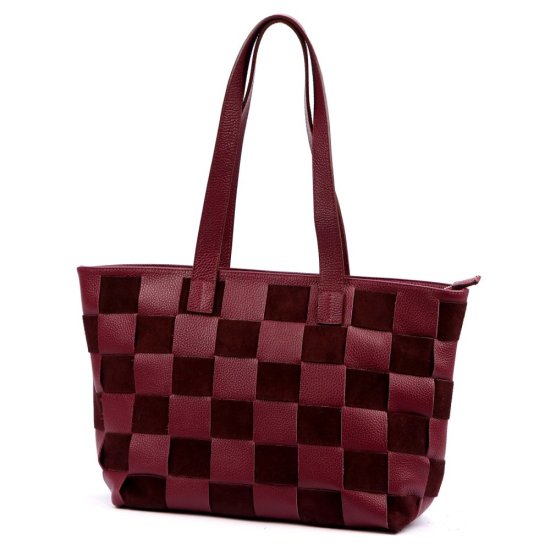 Dámska kožená kabelka FIONA bordo Dámska kožená kabelka FIONA bordo