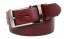 UNI kožený opasek 235-020-1 bordó