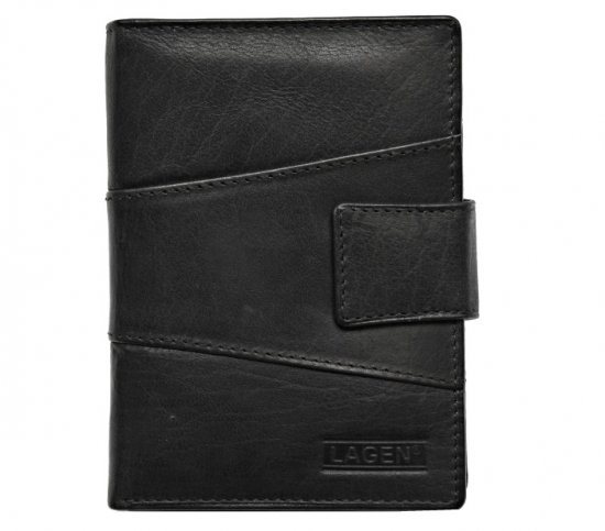 Pánska kožená peňaženka V-299 čierna
