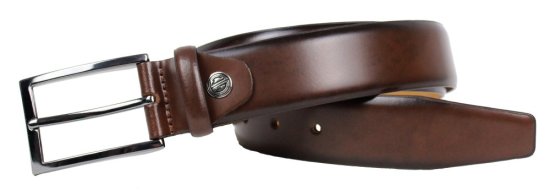 Pánský kožený opasek Lindenmann 21520587 hnědý