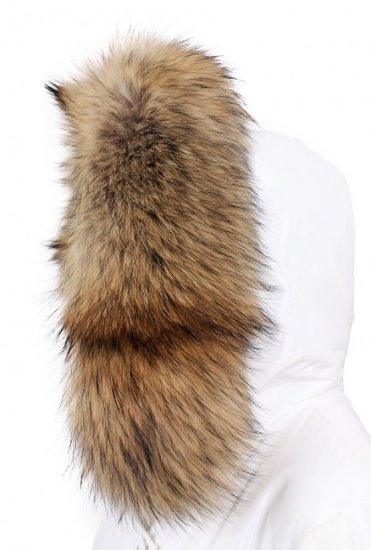 Kožešinový lem na kapuci - límec mývalovec M 42/45 (75 cm) 2