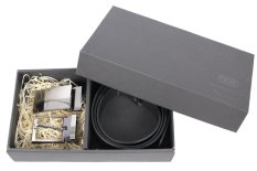 Pánský dárkový set opasku černý Pánský dárkový set opasku černý