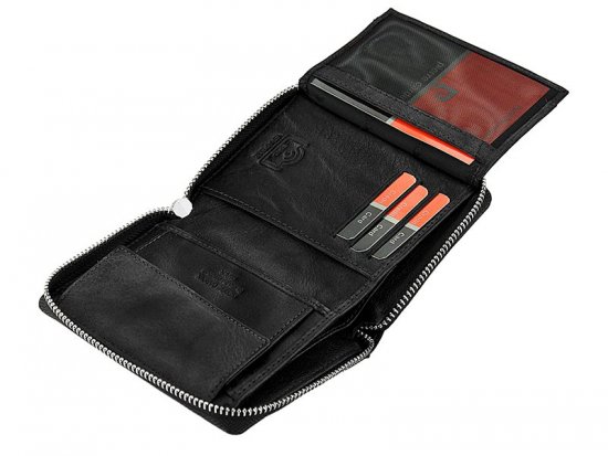 Pánská kožená peněženka Pierre Cardin FOSSIL TILAK12 28818 BIS RFID šedá 2