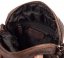 Pánská kožená taška přes rameno 229413 hnědá - vnitřní výbava