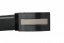 Pánsky kožený opasok s plnou sponou automat 235-020-A12 čierny