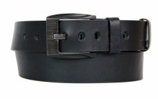 Pánský kožený opasek Black Hand 2091-98 černý 1 Pánský kožený opasek Black Hand 2091-98 černý 1
