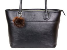 Kožušinový prívesok ku kabelke líška bluefrost wolf