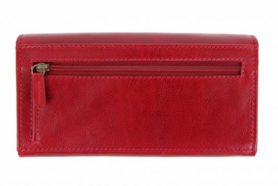 Dámska kožená peňaženka 26011/T červeno-čierna 2