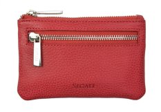 Kožená kľúčenka SG-27291 A červená