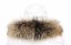 Kožušinový lem na kapucni - golier medvedíkovec  snowtop M 35/53 (48 cm) 1