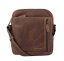 Pánská kožená taška přes rameno 23322 hnědá