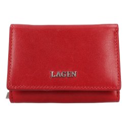 Dámská kožená peněženka LG-22152 červená - přední strana Dámská kožená peněženka LG-22152 červená - přední strana