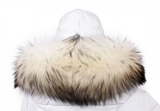 Fur trim on the hood - raccoon collar M 155/10 (70 cm) 2