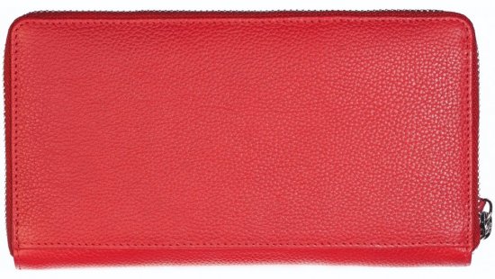 Dámská kožená peněženka 210030 červená