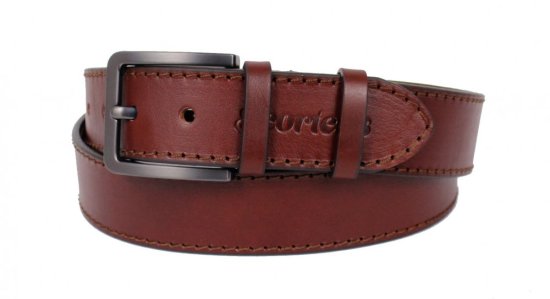 Pánský kožený opasek Scorteus SC - 1776/50/1 hnědý 2