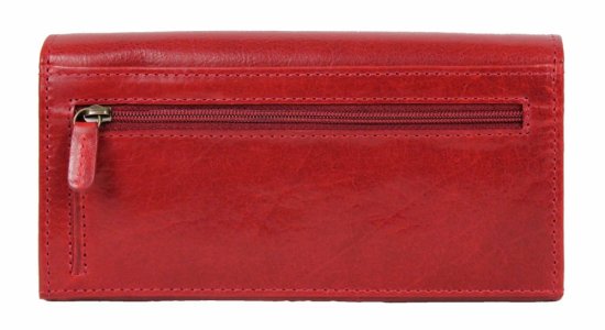 Dámská kožená peněženka V-2102/T červená 1 Dámská kožená peněženka V-2102/T červená 1