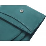 Dámska malá kožená peňaženka SG-21756 emerald