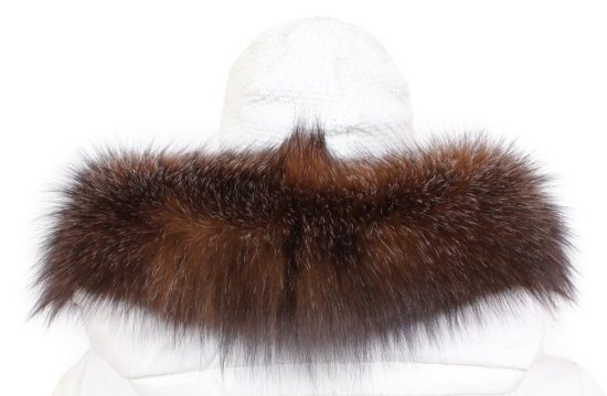 Kožešinový lem na kapuci - límec liška bluefrost wolf LBW 01/6 (75 cm) 3