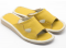Dámské kožené pantofle Betty žluté - velikost: 37